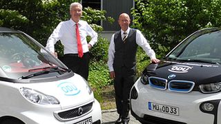 Aufsichtsrat Hr. Dr. Waltl und Geschäftsführung Hr. Dr. Belz wollen die Nähe zu ihren italienischen Kunden und Partner ausbauen. (Foto: ODU)