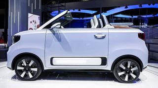 Auf der Auto Shanghai stellt Wuling die Cabriolet-Version des Hong Guang Mini EV vor. (Bild: Wuling)