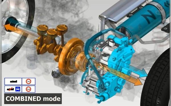 Einen hydraulischen Hybrid-Antrieb für PKWs wollen PSA und Bosch zusammen entwickeln (Bild: PSA Peugeot Citroën)