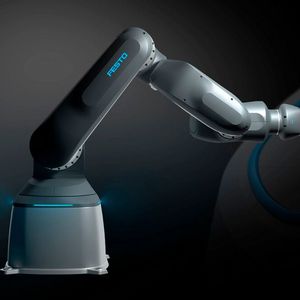 Der Festo Cobot ist der erste pneumatischer Roboter am Markt. (Bild:  FESTO SE & Co. KG)