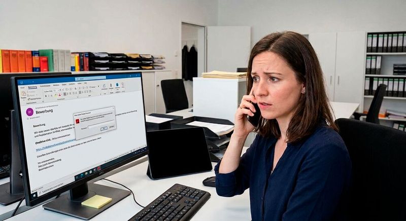 Die Angreifer kombinieren bei den von 8com beobachteten Angriffen KI-gestützte Telefonate und gestohlene Identitäten, um damit hochentwickeltes Social Engineering bei HR-Mitarbeitenden durchzuführen.(Bild:  Gemini / Vogel IT-Medien GmbH / KI-generiert)