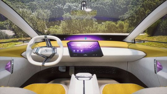 Glatte Oberflächen und kaum  Bedienelemente: BMW will in seiner „Neuen Klasse“ ein komplett neues Bedien- und Anzeigesystem einführen.(Bild:  BMW)