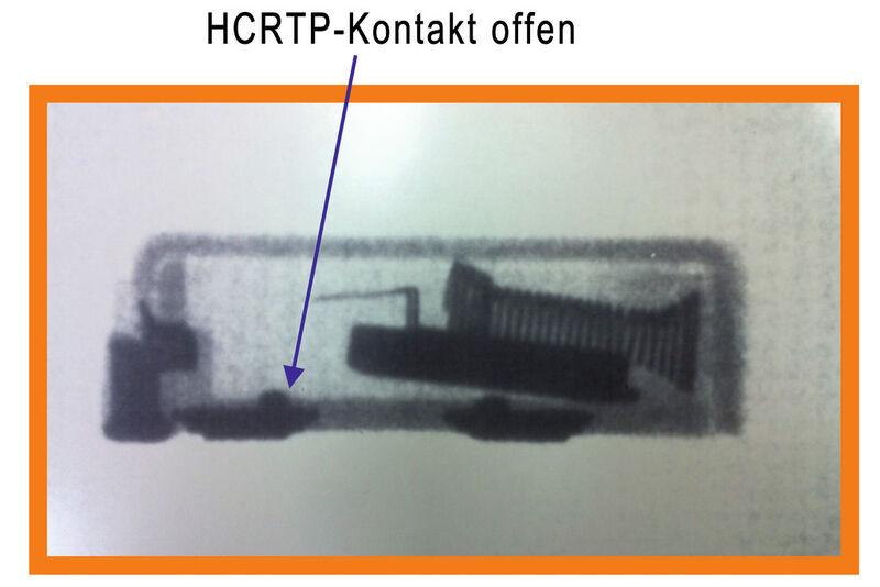 Bild 6: Ist der HCRTP-Baustein aktiviert, löst er bei 210 °C aus. (Bild: TE Connectivity)
