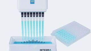 Die 8-Kanal-Evolve-Pipette von Integra fasst bis zu 1250 µl. (Integra Biosciences)