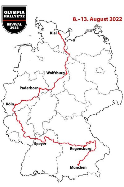 Das war die Routenführung in diesem Jahr. (Bild: sd)