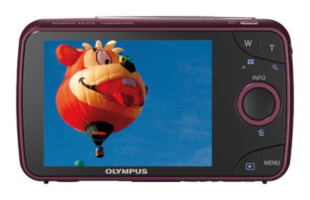 Gesichtserkennung, Beauty-Modus und Magic-Filter sind nur einige der Bildoptimierungsfunktionen der Olympus VH-210. (Bild: Olympus)