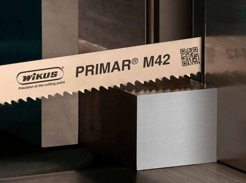 PRIMAR® M42 – Der Vielseiter in Level 1 für kleine und mittlere Werkstücke garantiert gute Produkteigenschaften sowie eine gute Standzeit.  (WIKUS-Sägenfabrik)
