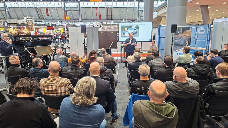 Zum 7. Mal veranstaltete der LV Baden-Württemberg mit der Kfz-Innung Region Stuttgart die Fachtagung „Old- und Youngtimer“ im Rahmen der Retro Classics Stuttgart.(Bild:  Dominsky – VCG)