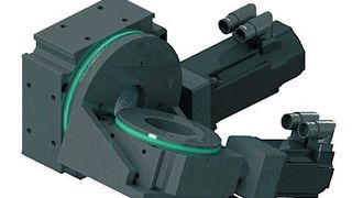 Mit der Dreh-Schwenkeinheit lassen sich Maschinen flexibel nachrüsten. (Föhrenbach)