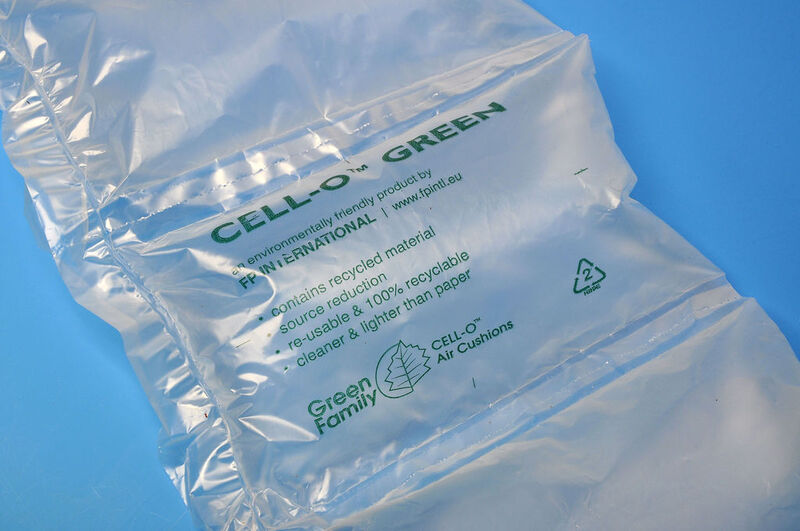 Cell-O-Green-Luftkissenfolie ist wiederverwendbar und vollständig recycelbar. Bild: FP International (Archiv: Vogel Business Media)