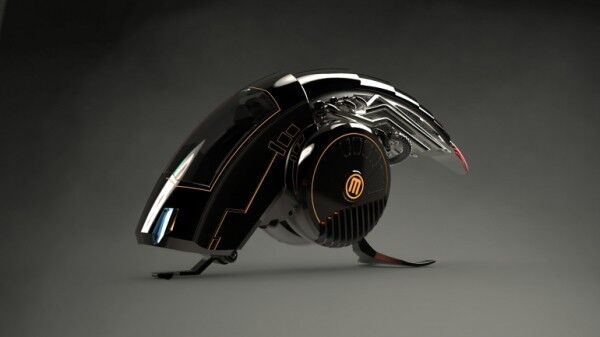 Den ersten Platz erreichte der Entwurf Alpha von Omega, ein futuristisches Raumschiff (Bild: MakerBot/GrabCAD)