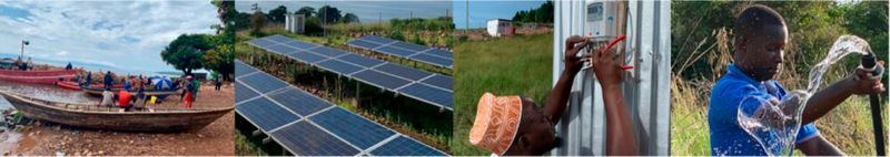Die Anlage liefert ein in sich geschlossenes Gesamtkonzept: Mit den Batteriepacks werden in Gambia Fischerboote erstmals elektrisch betrieben. In einer Kühltruhe im Powerhouse wird der Fischfang eingefroren. Zugleich erhalten die Dorfbewohner Zugang zu sauberem Trinkwasser. (Bild: Volta View Africa)