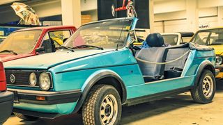 Den Golf in vielen Spielarten und Ausführungen hat der österreichische Privatmann Josef Juza zusammengetragen. (Bild: VW)