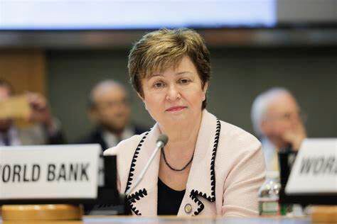 Kristalina Georgiewa, Chefin des Internationalen Währungsfonds (IWF), sieht für die globale Wirtschaft keine rosige Zukunft in Aussicht ...(Bild:  IWF)