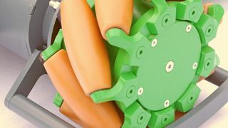 Die Kombinationen aus Radantrieb und Mecanum-Rad werden in zwei Baugrößen angeboten. (Bild: Imetron)