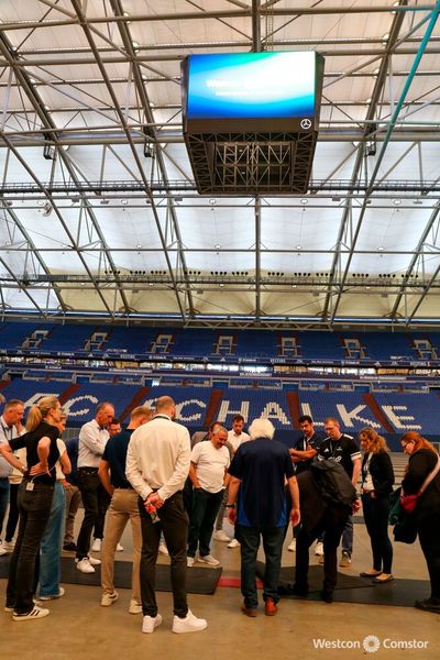 Für alle Interessierten gab es nach dem offiziellen Teil auch eine Führung durch die Arena.  (Bild: Anne Floeter)