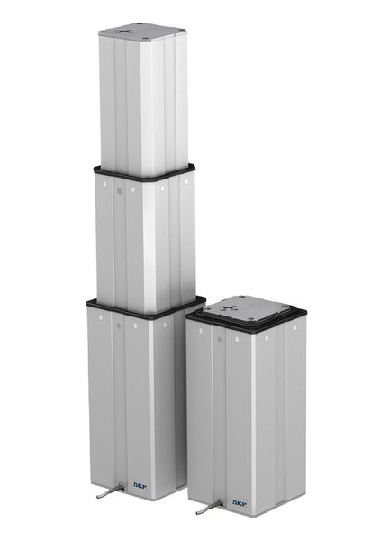 Die CPMT-Hubsäulen von SKF hat ein geringes Einbaumaß bei erhöhter Nennkraft. (Bild: SKF)