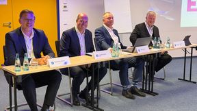 Die Eurogarant AutoService AG lud zur Hauptversammlung 2026 ins hessische Friedberg. Die Vorstände Sebastian Kaiser, Guido Kalter, Peter Börner sowie Thorsten Fiedler (von li. nach re.) konnten dabei sehr gute Zahlen für das vergangene Geschäftsjahr präsentieren. (Bild: Otto - VCG)