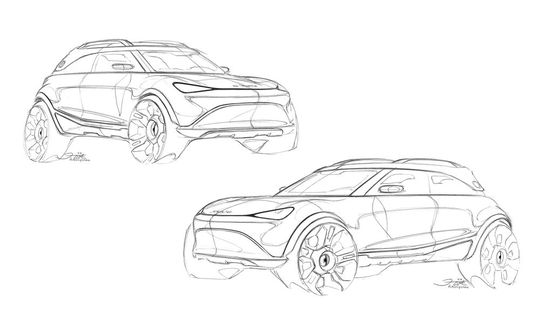 Vermutlich 2022 wird Smart ein elektrisch angetriebenes Kompakt-SUV auf den Markt bringen.(Bild:  Smart)