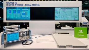 Collaboration with NVIDIA: Tested for AI/ML-based neural receiver as seen at MWC Barcelona. (Source: Rohde & Schwarz)