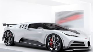 Wer einen Bugatti Centodieci will, muss tief in die Tasche greifen – beziehungsweise musste: Die zehn angekündigten Exemplare sind schon verkauft. (Bugatti)