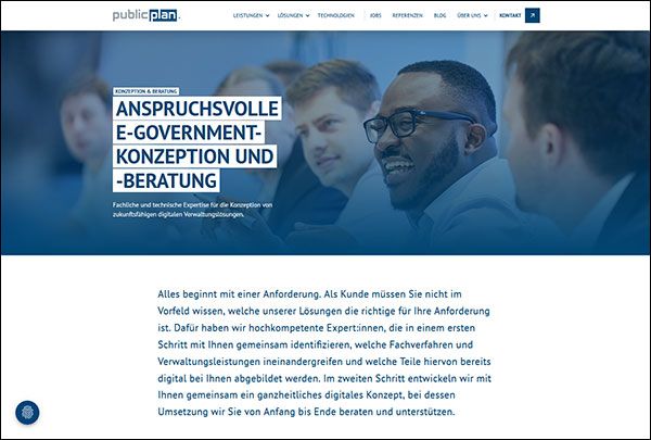 Alles beginnt mit einer Anforderung. Als Kunde müssen Sie nicht im Vorfeld wissen, welche unserer Lösungen die richtige für Ihre Anforderung ist. Dafür haben wir hochkompetente Expert:innen, die in einem ersten Schritt mit Ihnen gemeinsam identifizieren, welche Fachverfahren und Verwaltungsleistungen ineinandergreifen und welche Teile hiervon bereits digital bei Ihnen abgebildet werden. Im zweiten Schritt entwickeln wir mit Ihnen gemeinsam ein ganzheitliches digitales Konzept, bei dessen Umsetzung wir Sie von Anfang bis Ende beraten und unterstützen. (publicplan)