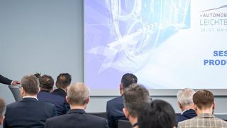 Jürgen-Werner Becke von Volkswagen war der Chairman der Session Produktion I auf dem Leichtbau-Gipfel 2019.  (Stefan Bausewein)