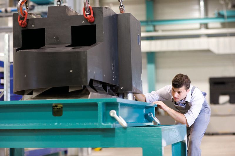 Mineralgussgestelle als nachhaltige Technologie.  (Bild: Epucret)