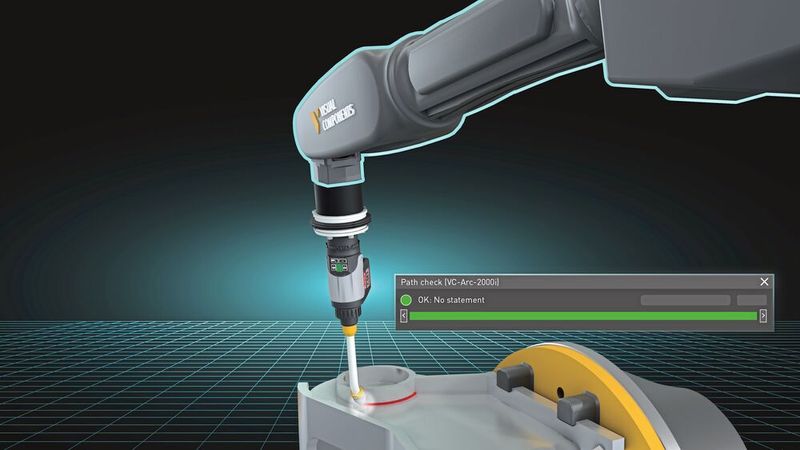 Visual Components OLP 5.0 vereinfacht die Programmierung von Robotern unterschiedlicher Hersteller und automatisiert das Anwenden von Schweißparametern. (Bild: Visual Components)