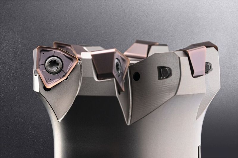 Les six arêtes de coupe par plaquette amovible garantissent un bon rapport coût/arête de coupe. (Source : Horn/Sauermann)