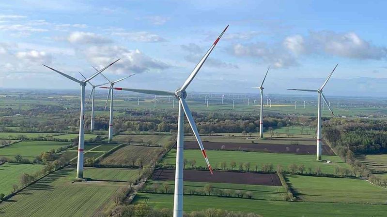 Der Windpark "Huje" in Schleswig-Holstein wurde erfolgreich in die aFRR-Vermarktung überführt.(Bild:  nttb/Looft-Schmidt)