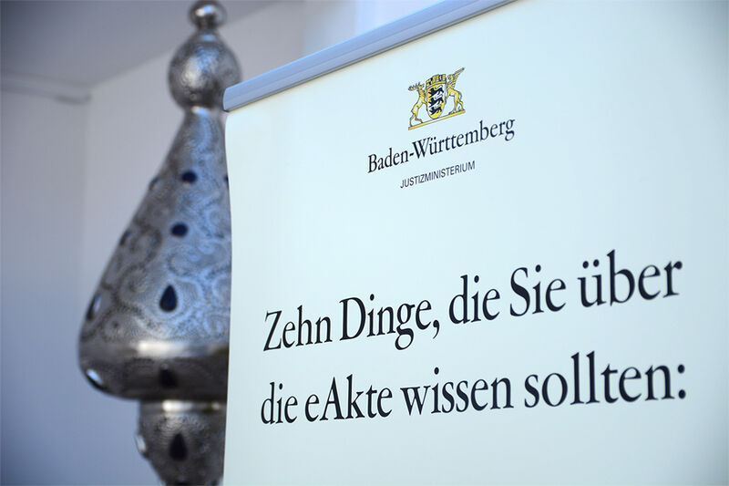 Auch das eJustice-Programm der baden-württembergischen Justiz wurde in Erfurt vorgestellt  (PDV-Systeme GmbH)