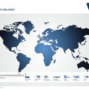 Übersicht Produktions-Standorte der Arntz Optibelt Gruppe