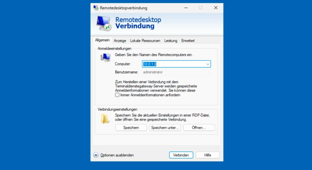 Kostenlose RDP-Konfiguration mit RDPW rapx
