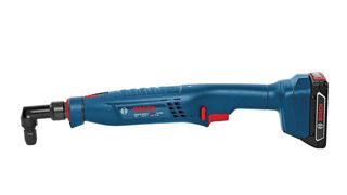 Die neuen Bosch-Winkelschrauber Angle Exact Ion sind mit Lithium-Ionen-Akkus ausgestattet.  (Bild: Bosch)