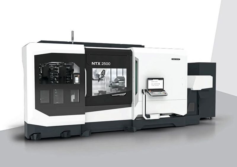 Mit Dreh-Fräszentren wie der «NTX 2500 3. Generation» ermöglicht DMG Mori eine effiziente 6-Seiten-Komplettbearbeitung und schafft gleichzeitig die Grundlage für die Integration weiterer Prozessschritte wie dem Schleifen. (Bild: DMG Mori)