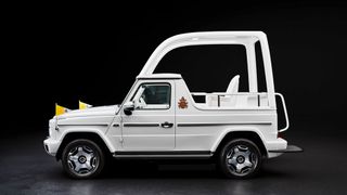 Der Papst fährt künftig ein Elektroauto. (Bild: Mercedes-Benz)