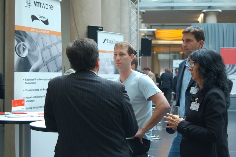Am VMware-Stand war immer was los – das Thema Virtualisierung boomt, der Informationsbedarf bei den Partnern ist entsprechend groß. (Archiv: Vogel Business Media)