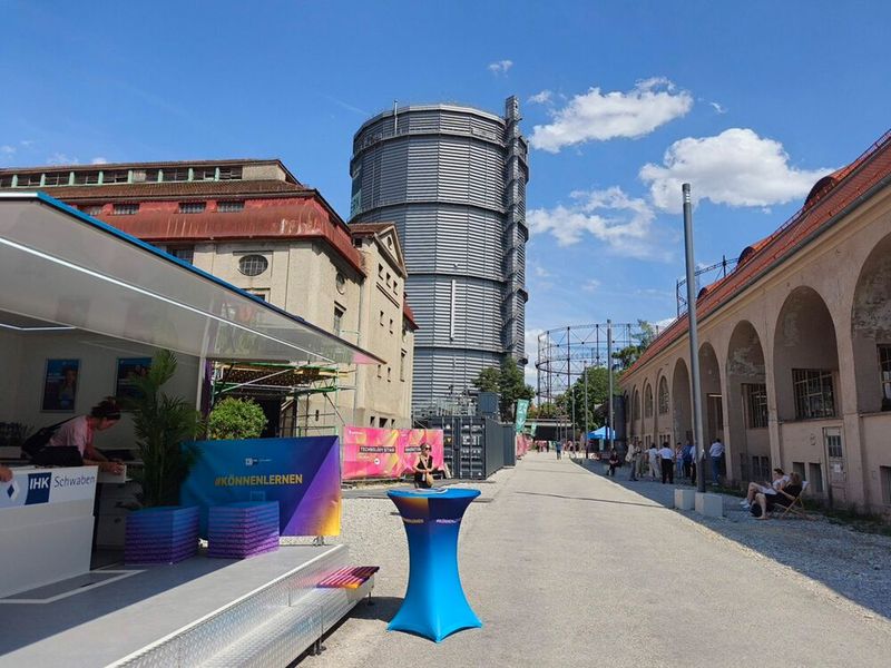 Das Augsburger Gaswerk ist nicht nur ein Industriedenkmal, sondern auch der jährliche Veranstaltungsort der Sparkscon. (Bild: © Serina Sonsalla)