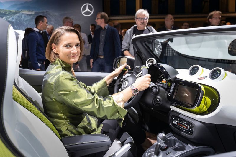 Die neue Smart-Chefin Katrin Adt will Anfang 2019 den Carsharingdienst Car2go auch in Paris anbieten. Starten will sie mit 400 EQ Fortwo. (Daimler)