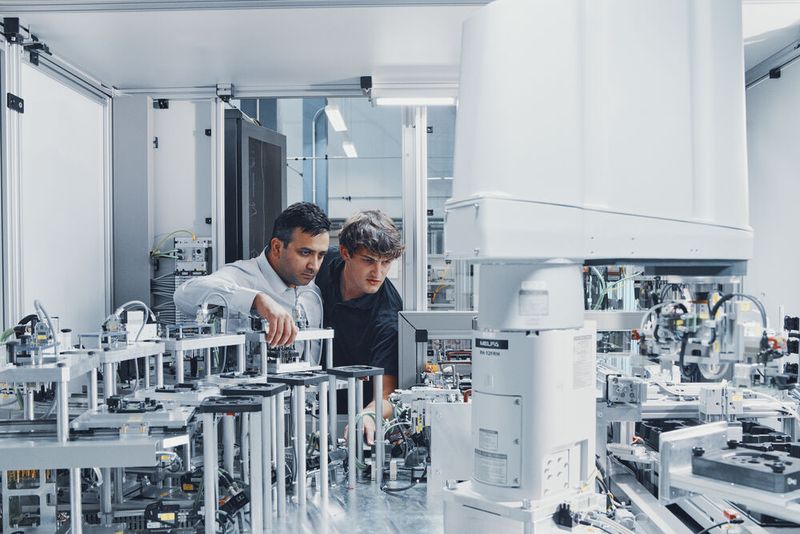 Skalierbar: Die Roboterzelle erlaubt durch ihre hohe Skalierbarkeit, individuell an die Kundenwünsche angepasst zu werden. (Bild: Nico Pudimat)