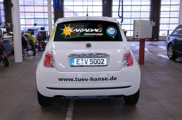 Der erste Karabag 500 Elektrik, geprüft und zugelassen beim TÜV Hanse. (Bild: TÜV SÜD)