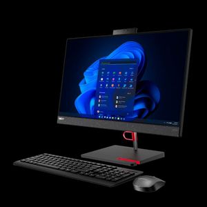 Lenovo stattet den All-in-One-PC Thinkcentre neo 50a 24 mit einer KI-gestützten Anwesenheitserkennung aus. Sie beschleunigt die Anmeldung und kann dabei helfen, Strom zu sparen. Denn das Display wird gedimmt, wenn der User wegsieht.(Bild:  Lenovo)