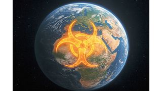 Droht die Welt unter einer Chemikalienflut zu versinken? Ein Forscherteam hat zusammengefasst, welche Substanzklassen welches Gefahrenpotenzial bergen. (Symbolbild) (Bild: GPT Image Generator / KI-generiert)