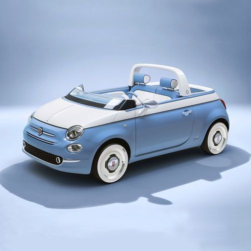 Was das Kleinserien-Modell des modifizierten Fiat 500 kosten soll, ist noch nicht bekannt.(Bild:  Fiat)