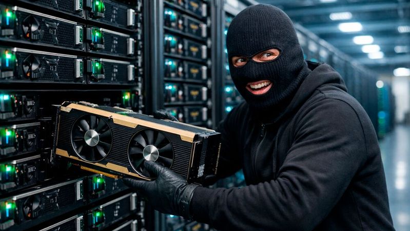 Dass gerade KI-Rechenzentren Cyberkriminelle anlocken, ist ein offenes Geheimnis… dass KI bei tiefer Integration sich kosteneffektiv selbst schützen kann, hingegen noch nicht. (Bild:  GPT-Image / KI-generiert)