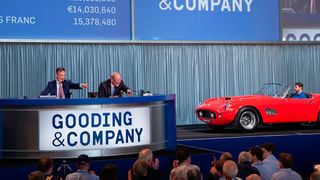 Versteigerungen rarer Old- wie Youngtimer auf vier Rädern haben sich längst zum weltweiten Milliardengeschäft entwickelt – so auch im Jahr 2016. (Gooding)