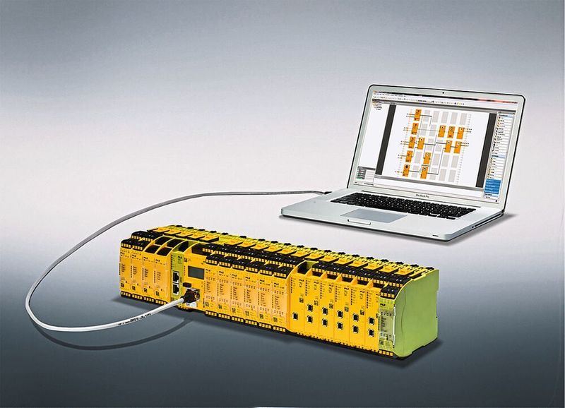 Eines der Hauptargumente für den Einsatz von PNOZmulti 2 bei Poco Loco: das Softwaretool PNOZmulti Configurator. Zertifizierte Softwarebausteine sorgen für schnelles und einfaches Engineering.  (Pilz)