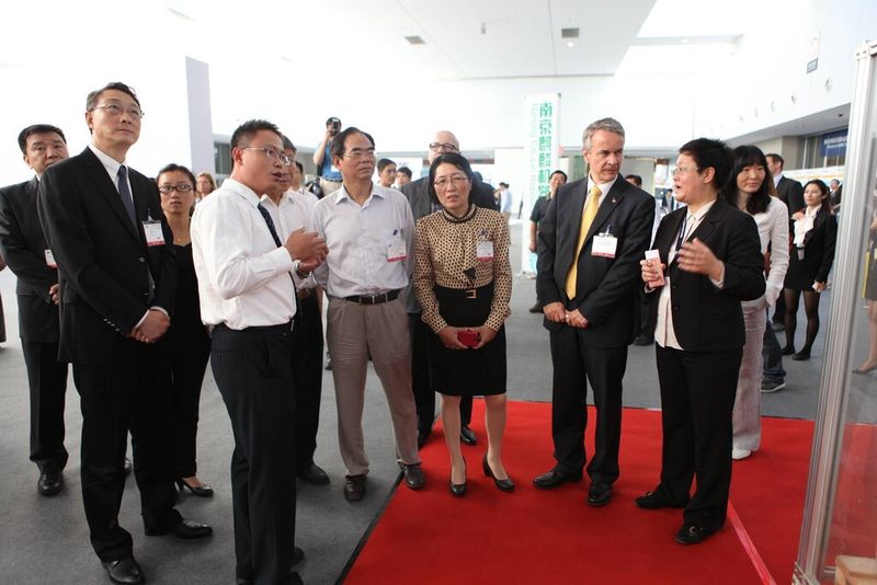 Auch hochrangige politische Delegationen kamen zur Messe. (Bild: AMB China)