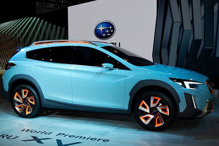 Die Studie „XV“ vermittelt einen ersten Eindruck von der nächsten Generation des kompakten Subaru-SUV-Crossovers. (Rehberg)